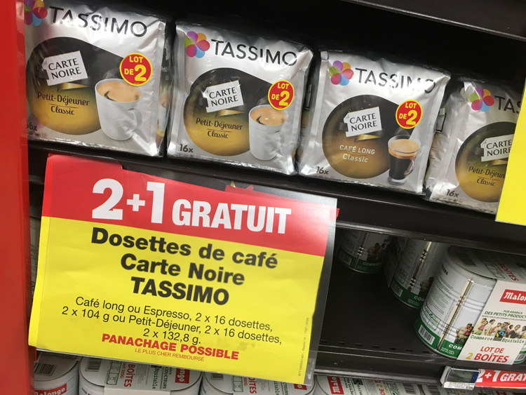Promo Carrefour Market : Tassimo Vivy + détartrant à 19,90€