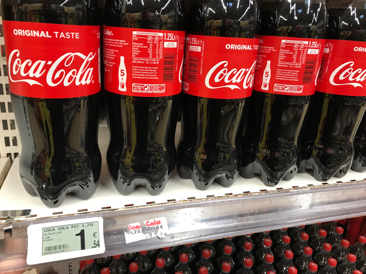 Bouteille Coca-Cola 1,25 L