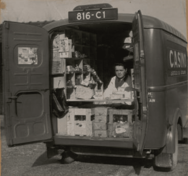 Le camion Casino des années 1950