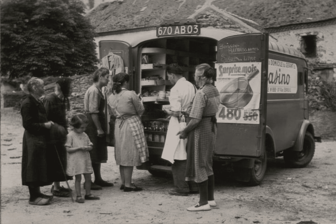 Le camion Casino des années 1950